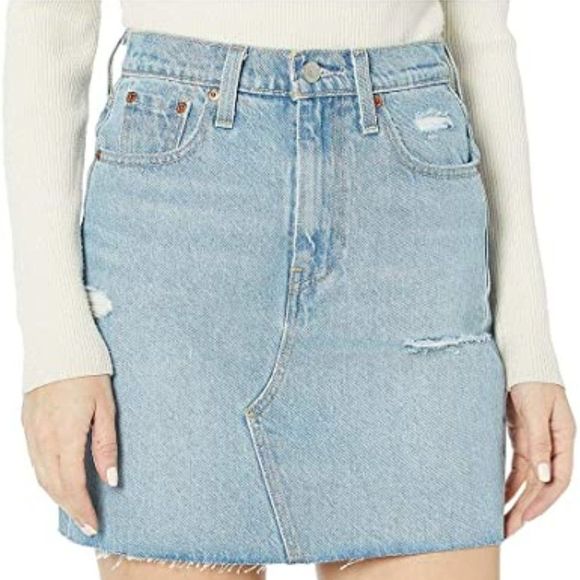 Levi's Women's High Rise Decon Iconic Skirts - Picture 1 of 1